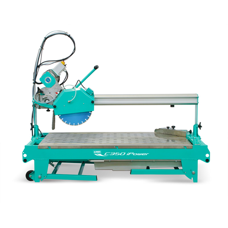 Imer 48" Combicut 350 IPOWER Tile Saw with 14" Blade and Plunge