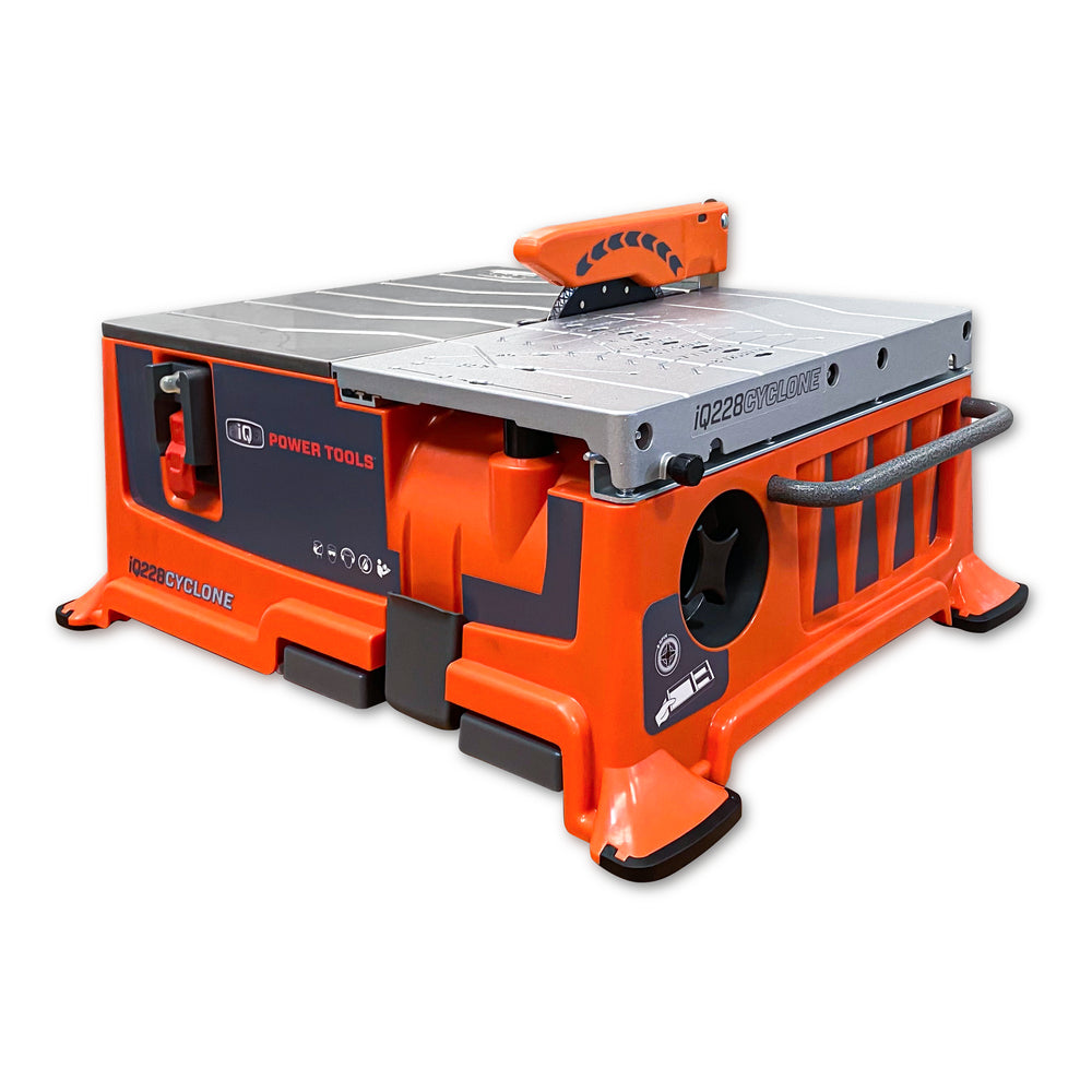 iQ Power Tools iQ228CYCLONE 7″ Dry Cut Tile Saw Bundle Pack