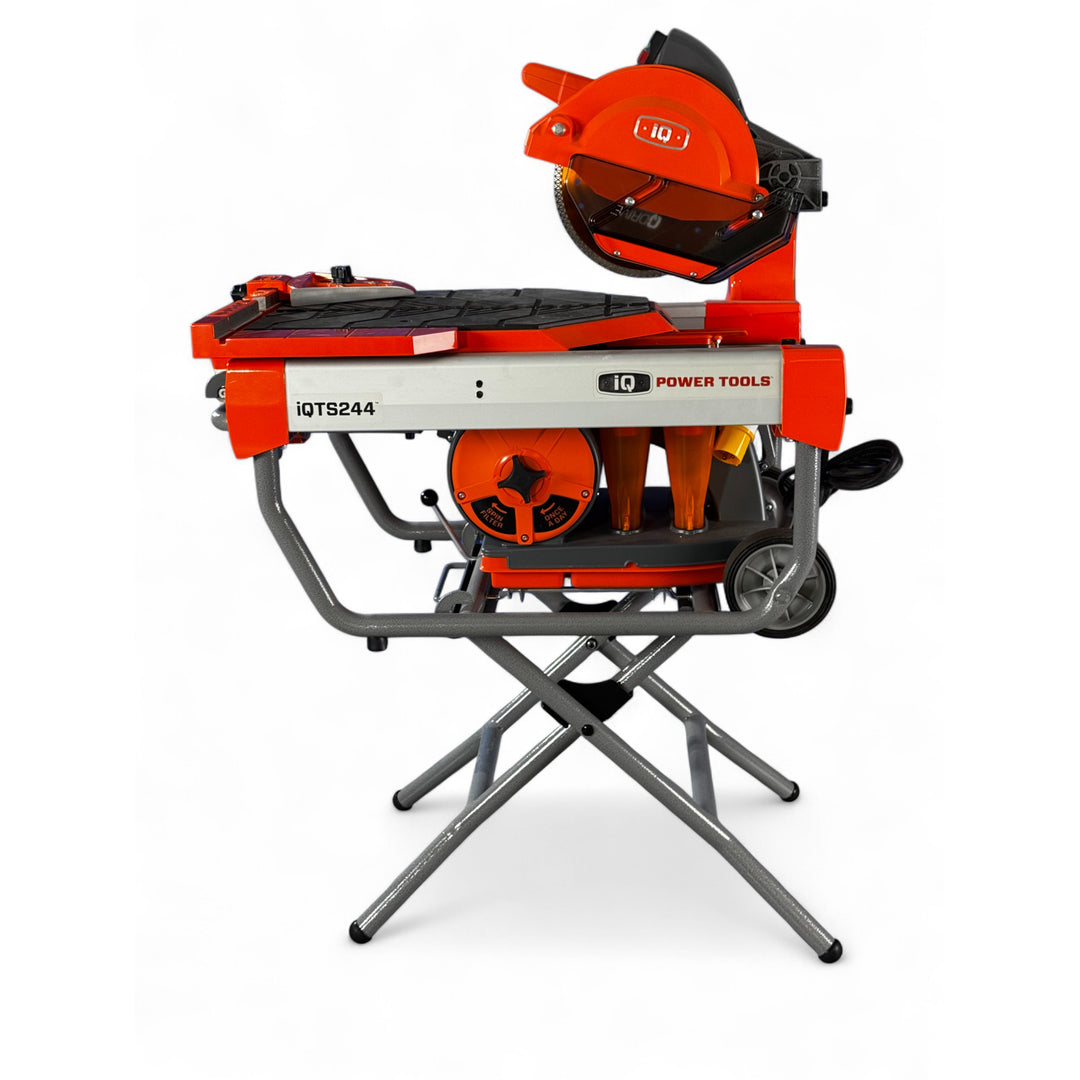 iQ Power Tools iQTS244 10" Dry Cut Tile Saw with Integrated Dust Containment