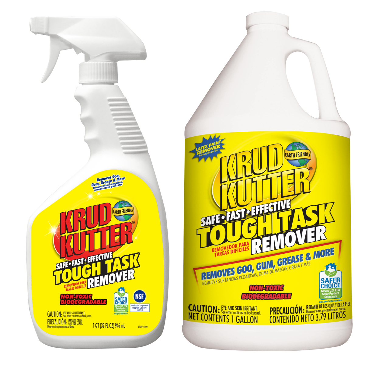 Krud Kutter Tough Task Remover before and after desk chair