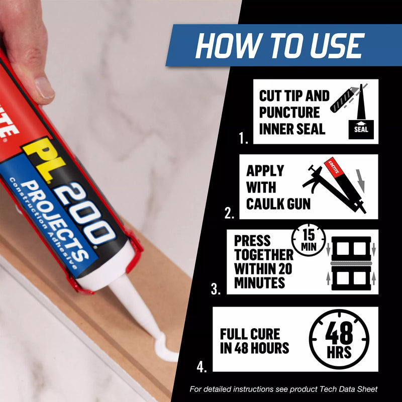 Loctite PL 200 Projects Construction Adhesive