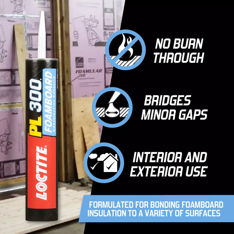 Loctite PL 300 Foamboard Construction Adhesive