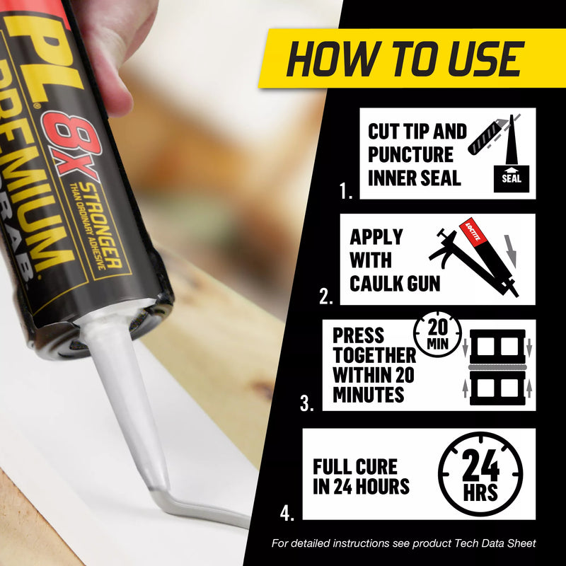 Loctite PL Premium Fast Grab Polyurethane Adhesive