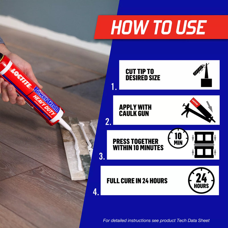 Loctite Power Grab Express Heavy Duty Construction Adhesive