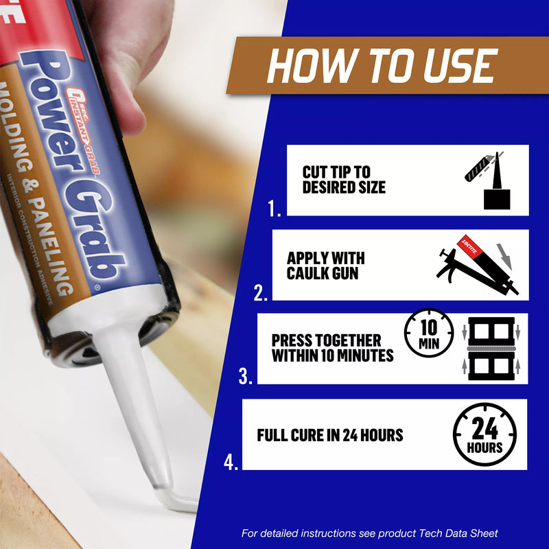 Loctite Power Grab Express Molding & Paneling Construction Adhesive
