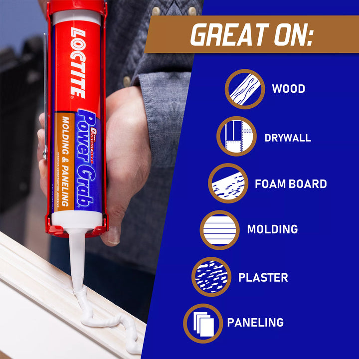 Loctite Power Grab Express Molding and Paneling Construction Adhesive