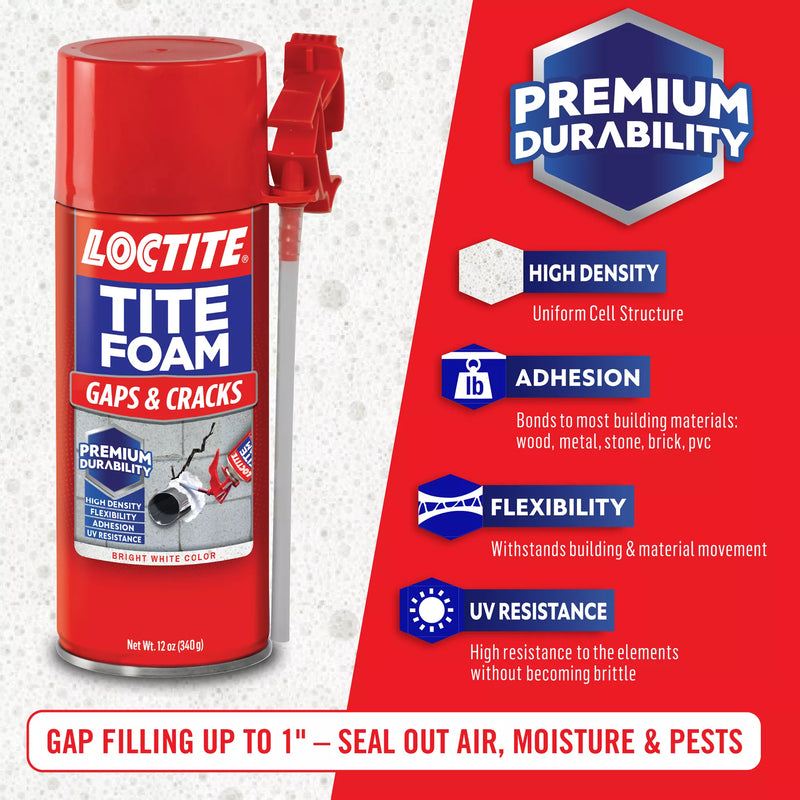 Loctite Tite Foam Gaps & Cracks