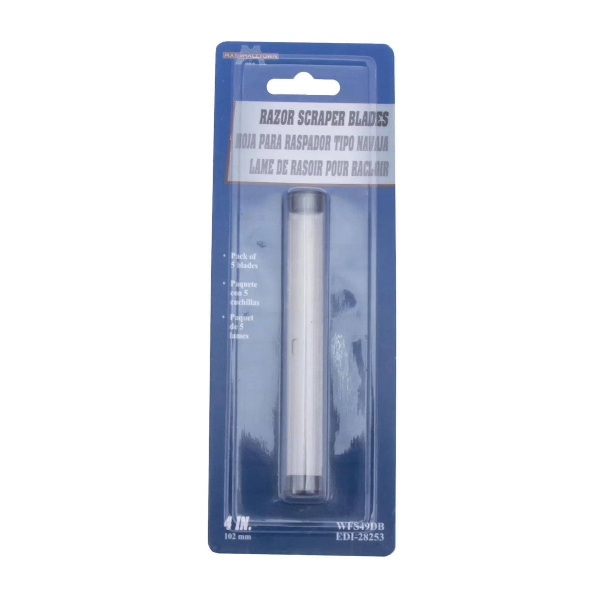 MARSHALLTOWN 4" Razor Scraper Replacement Blades