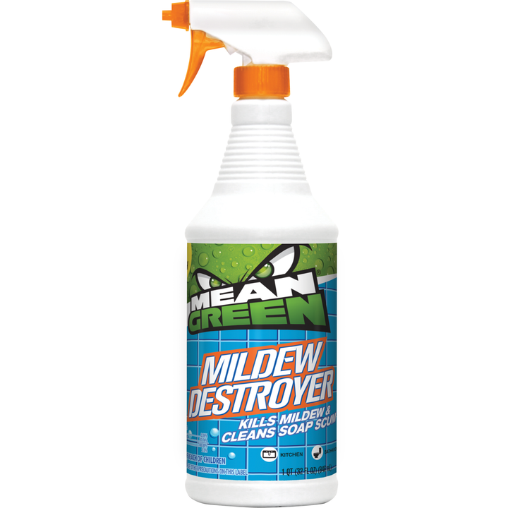 Mean Green Mildew Destroyer with Bleach, 32oz bottle