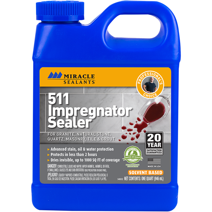 Miracle Sealants 511 Impregnator Penetrating Sealer quart Bottle