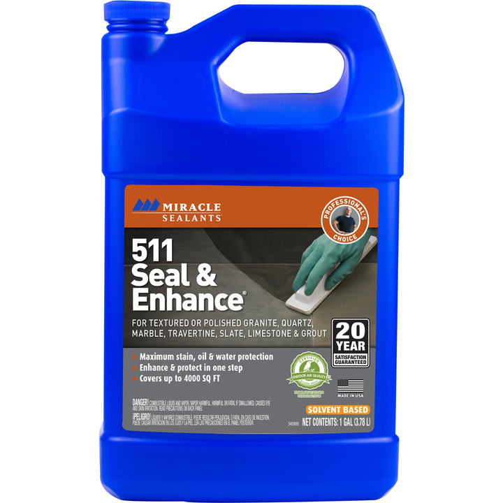 Miracle Sealants 511 Seal & Enhance - Enhances and seals natural stone and tile surfaces