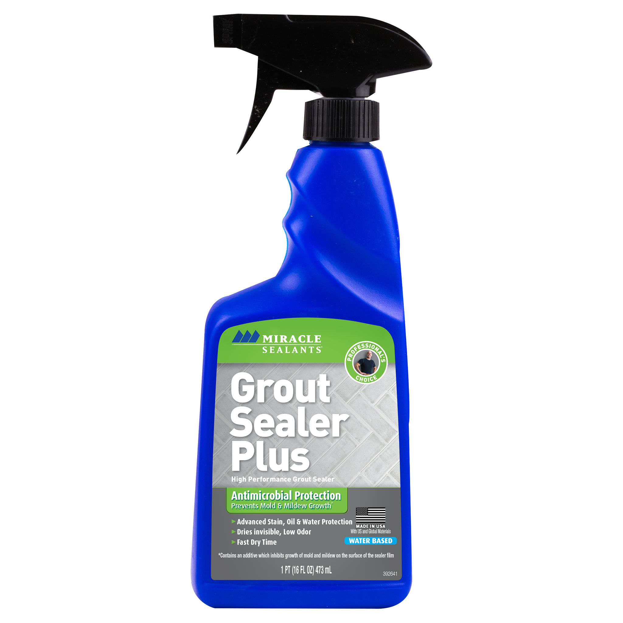 Miracle Sealants Grout Sealer Plus, 16oz Bottle