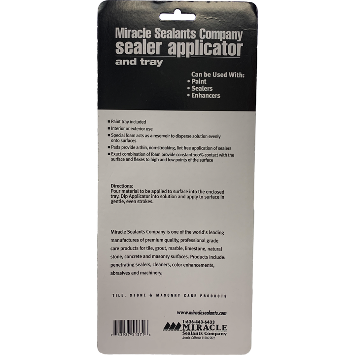 Miracle Sealants Mira Brush Applicator & Tray - Convenient applicator and tray for easy sealant application.