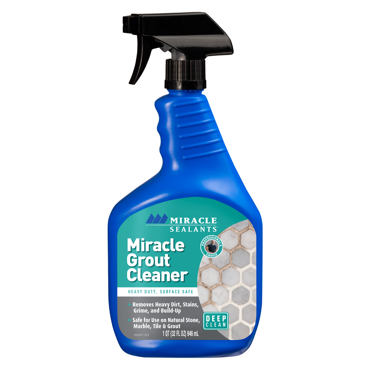 Miracle Sealants Miracle Grout Cleaner, 32oz Spray Bottle, Front