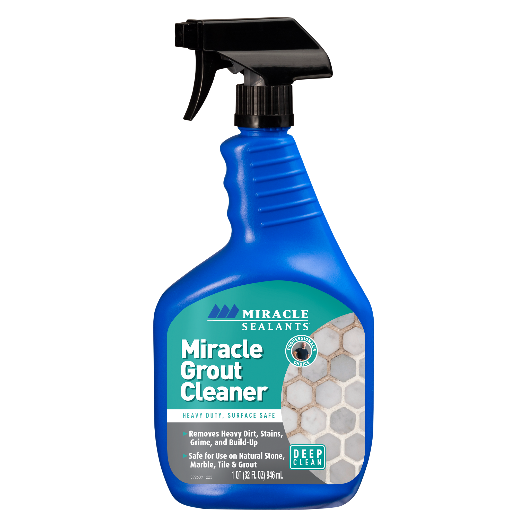 Miracle Sealants Miracle Grout Cleaner, 32oz Spray Bottle, Front