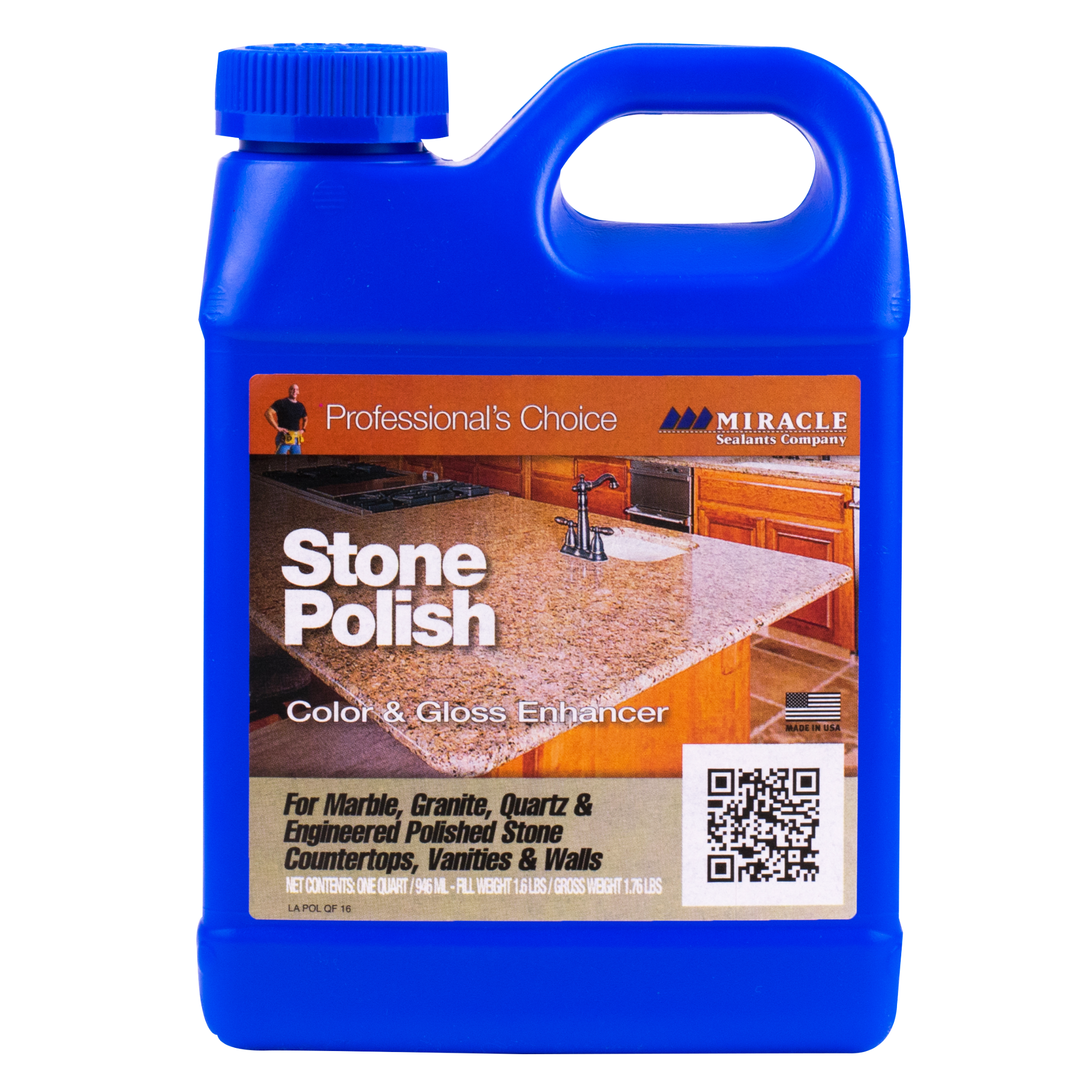 Miracle Sealants Stone Polish Quart - Enhance and Protect Your Stone Surfaces