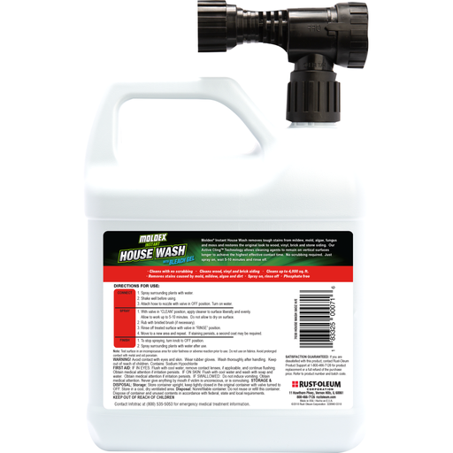 Moldex Instant House Wash 56oz Hose End bottle