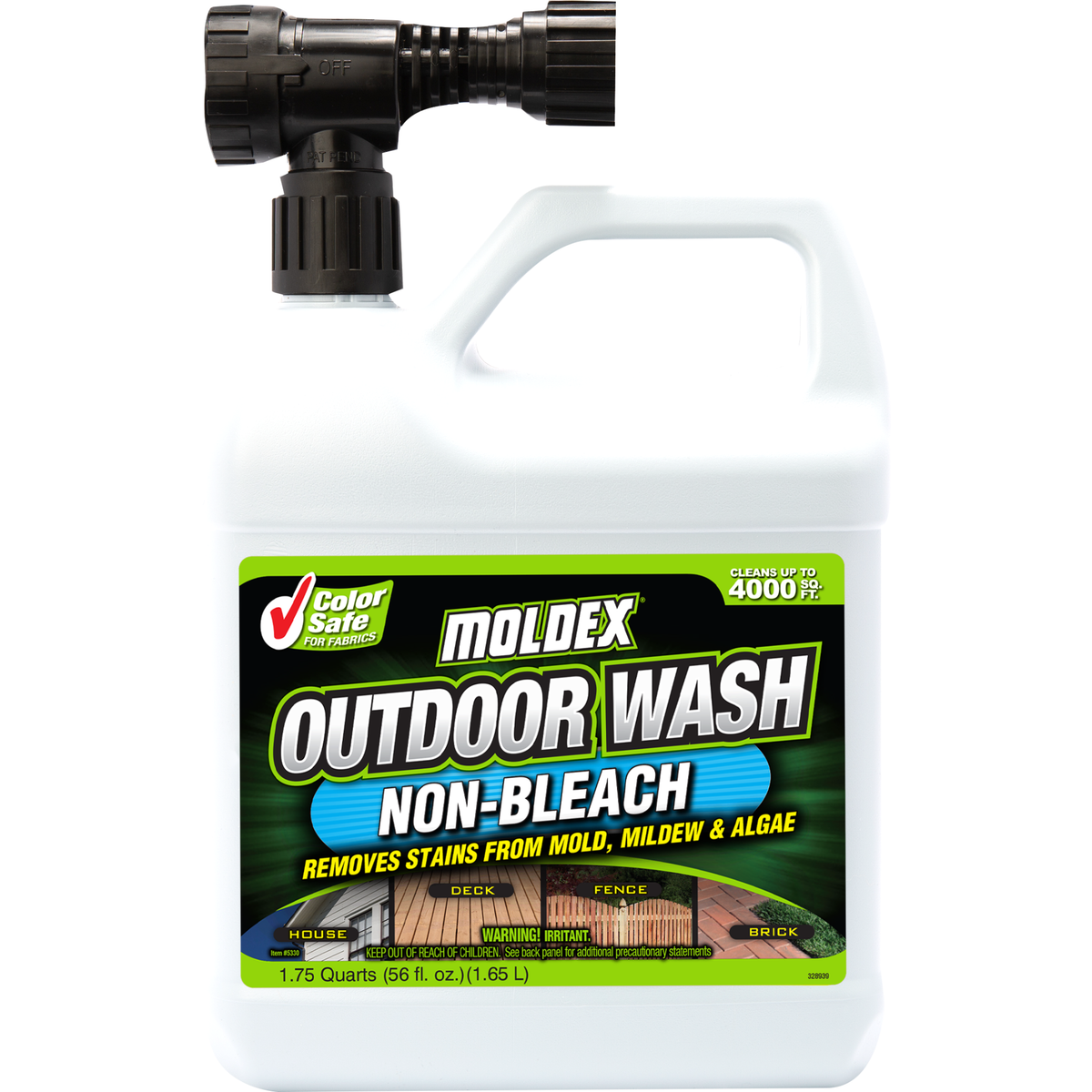 mayuchi② Moldex Non-Bleach Outdoor Wash - 56oz Hose End Cleaner