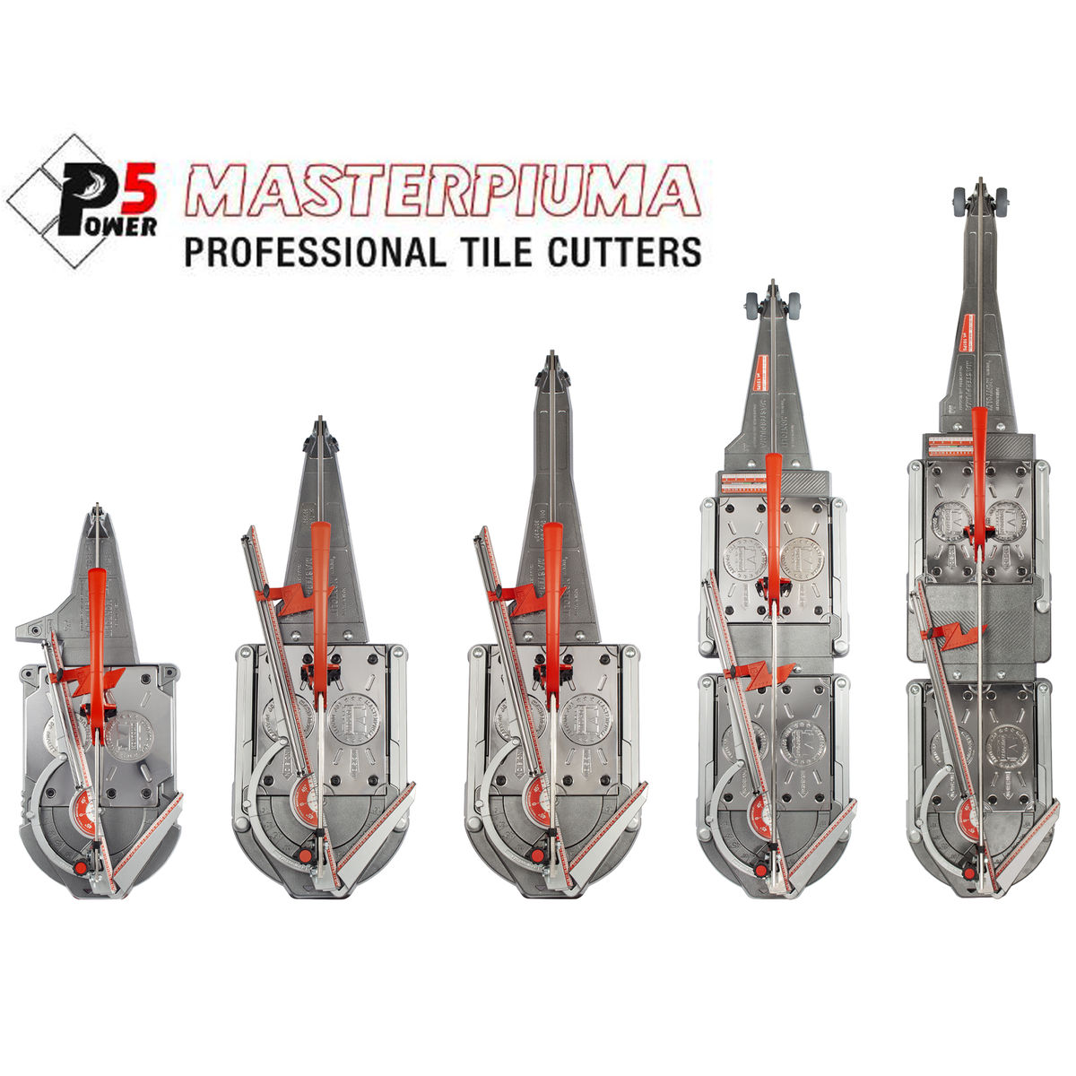 Montolit Masterpiuma P5 Professional Manual Tile Cutter Line Up