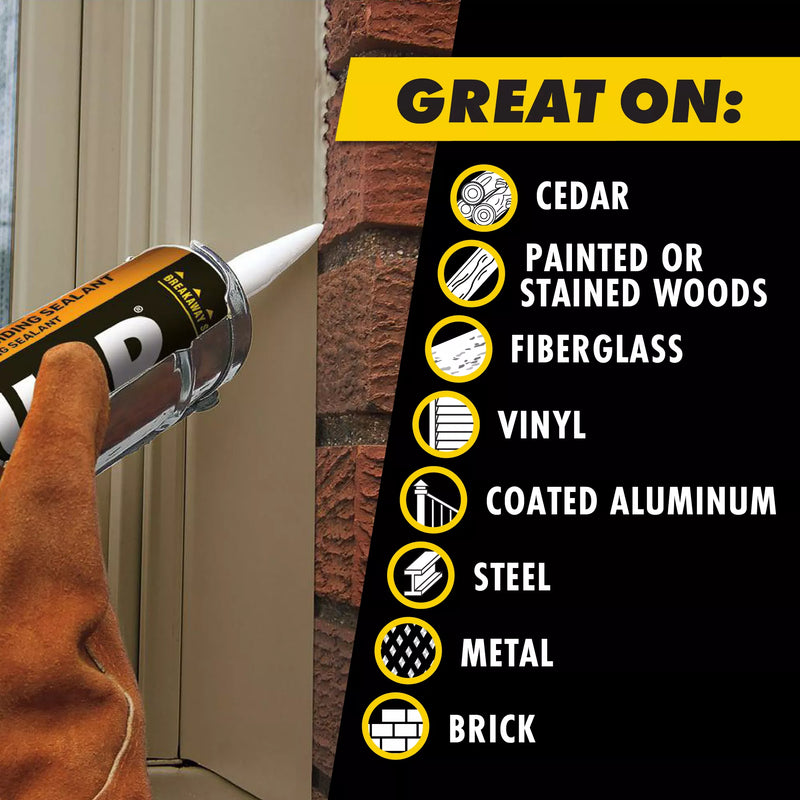 OSI® QUAD® White Exterior Sealant for Windows & Siding