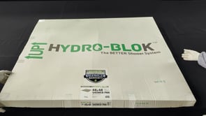 Hydro-Blok 48" x 48" Classic Shower Pan with Center Stainless Steel Drain