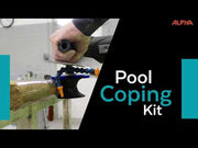 Alpha Professional Tools Pool Coping Kit Info Video
