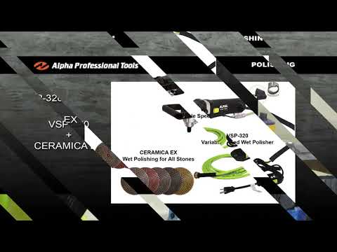 Alpha Professional Tools VSP-320 120V Electric Variable Speed Polisher