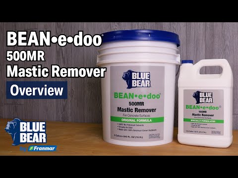 Blue Bear 500MR BEAN-e-doo Mastic Remover for Concrete Surfaces