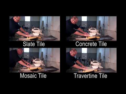 Alpha Professional Tools Porcellana Wet Diamond Blade for Cutting Porcelain Info Video
