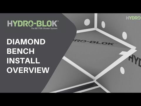 Hydro-Blok 22" x 22" Diamond Bench