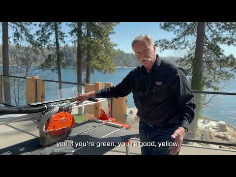 iQ Power Tools iQ252 10" Dry-Cut Rail Saw with Integrated Dust Control System