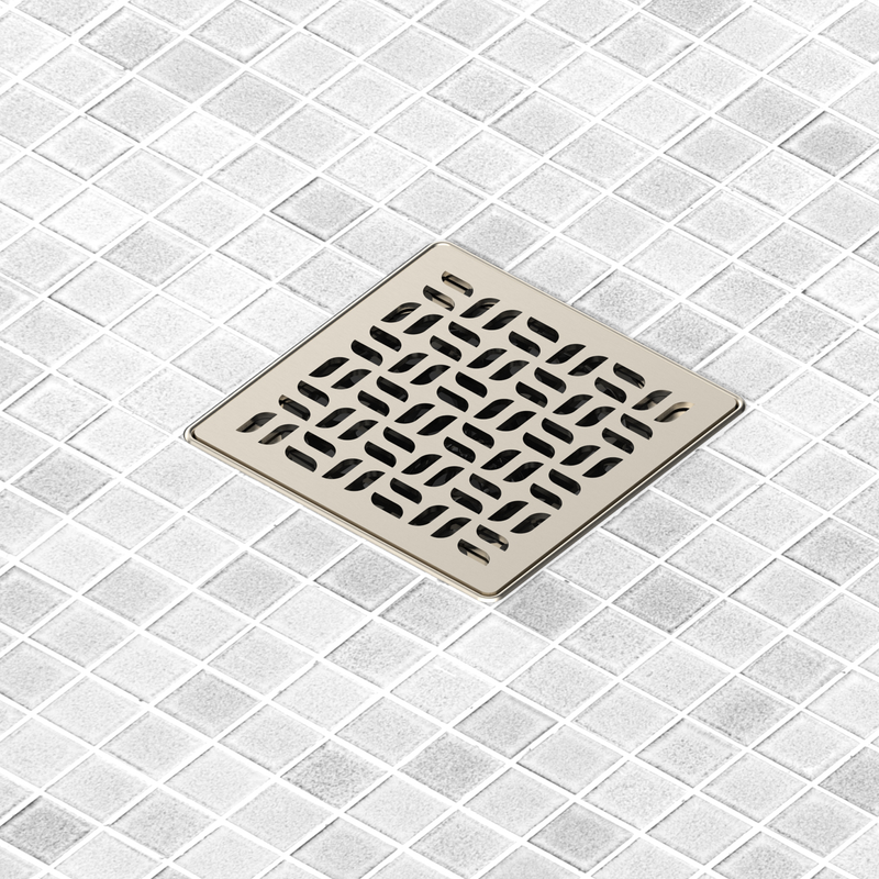 GURU Evo Lite 4-1/4" Spiga Shower Drain Cover & Hair Strainer