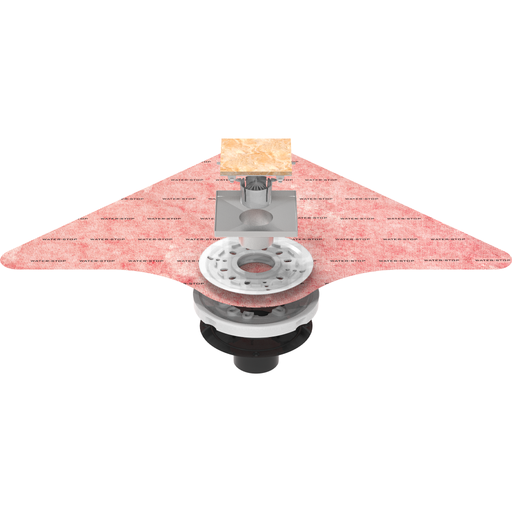 Guru Evolux 4-1/2" Tileable Drain & Strainer - Stainless Steel