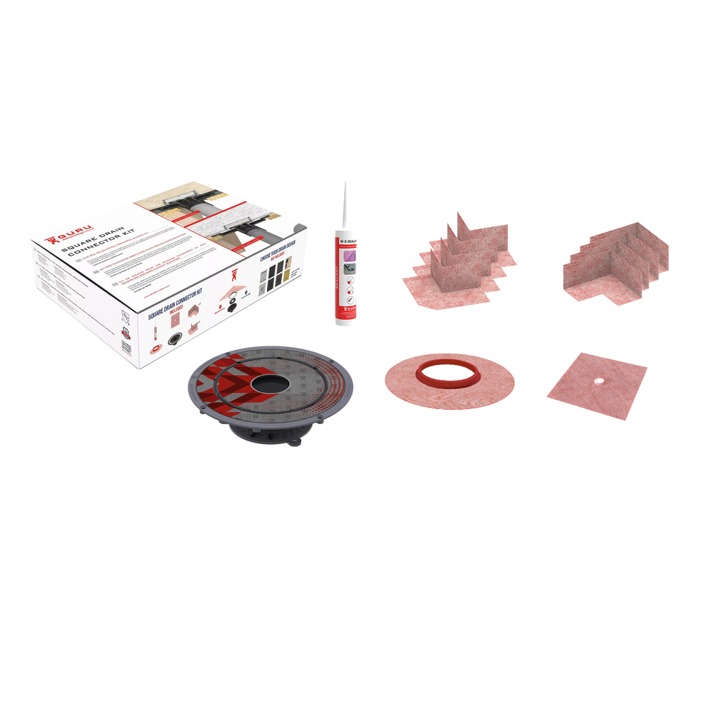 GURU Square Drain Connector Kits