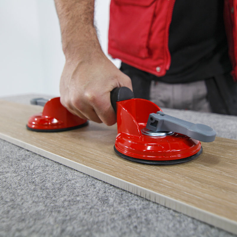 Rubi Tools Double Suction Cup for Rough Surfaces