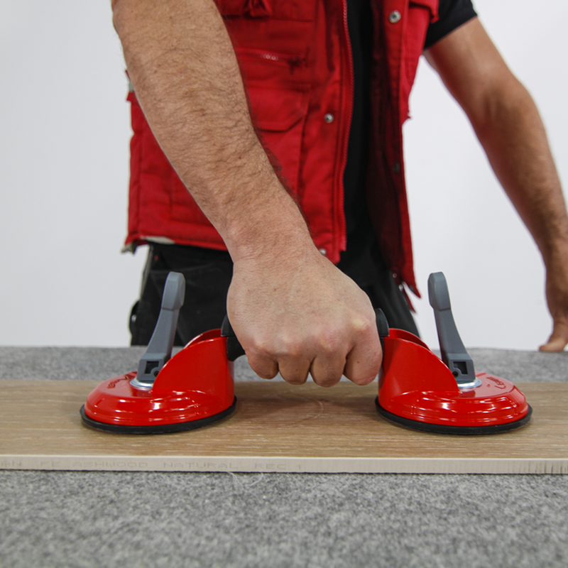 Rubi Tools Double Suction Cup for Rough Surfaces