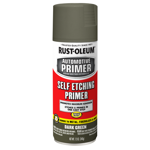 Rust-Oleum Automotive Self-Etching Primer - Provides excellent adhesion and corrosion resistance for automotive surfaces.