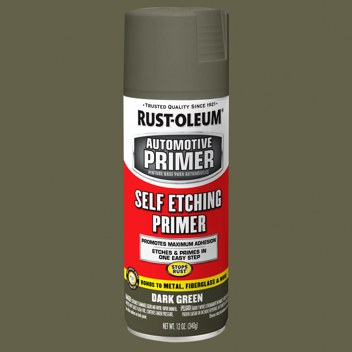 Rust-Oleum Automotive Self-Etching Primer - Provides excellent adhesion and corrosion resistance for automotive surfaces.