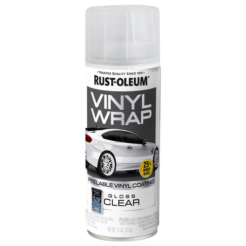 Image of Rust-Oleum Automotive Vinyl Wrap in its packaging, featuring a sleek and durable vinyl film designed for automotive customization and protection.