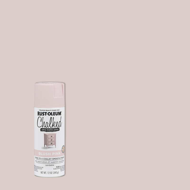 Rust-Oleum Chalked Ultra Matte Paint in a can, showcasing its smooth and velvety finish, ideal for creating a vintage, timeless look on furniture and home decor items.