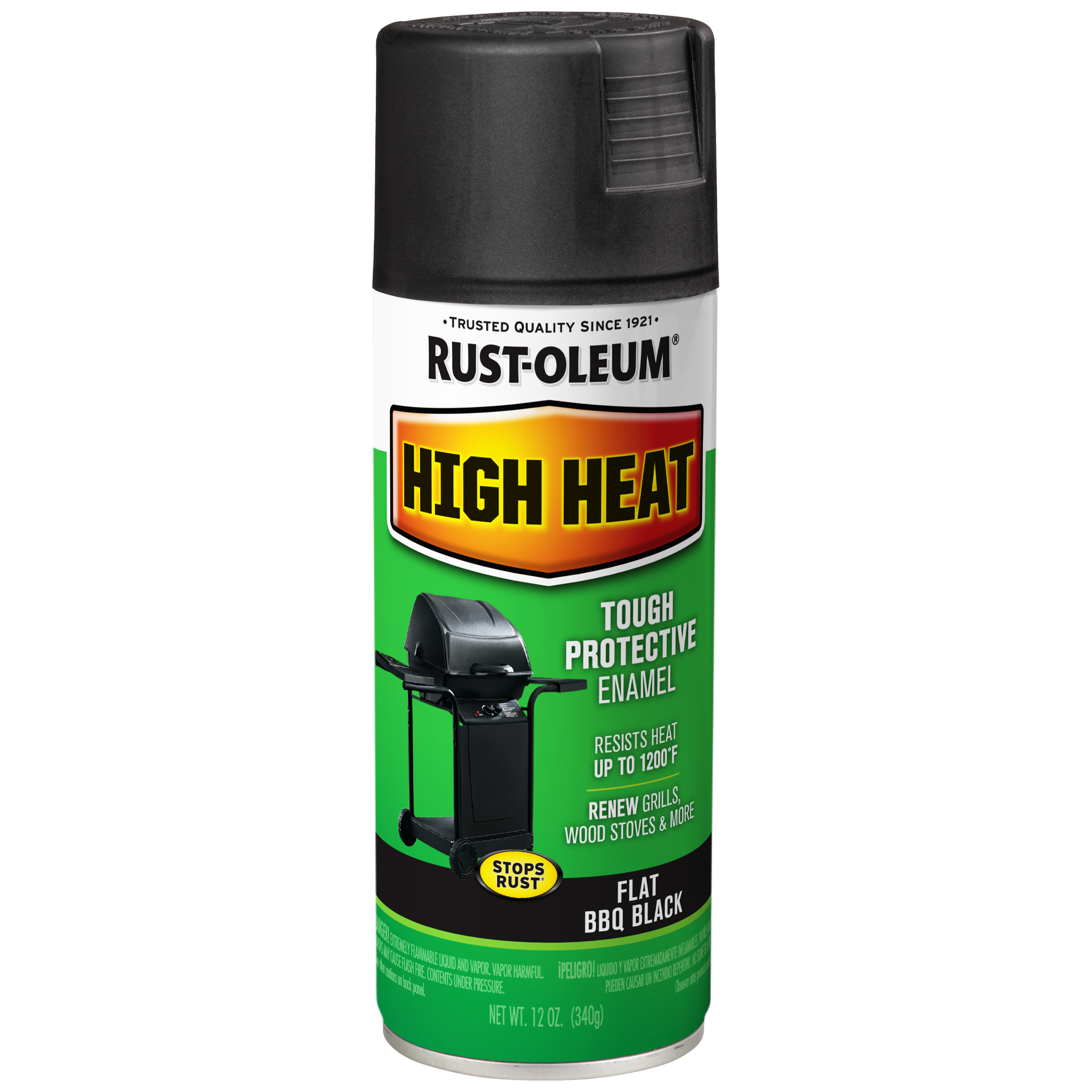 Rust-Oleum High Heat Spray Paint can, ideal for high temperature surfaces.