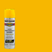 Image of Rust-Oleum High Performance Enamel Spray can, known for its durable and long-lasting finish, ideal for protecting surfaces from rust and corrosion.