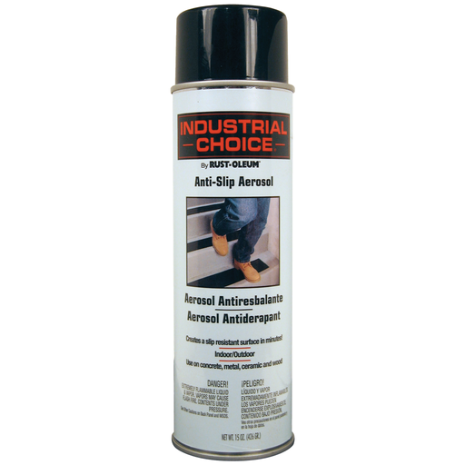 Rust-Oleum Industrial Choice AS2100 System Anti-Slip Spray Paint can, Black