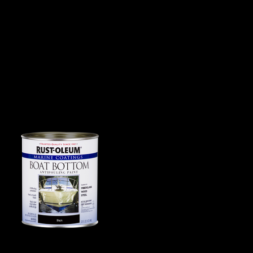 Rust-Oleum Marine Coatings Boat Bottom Antifouling Paint can, black