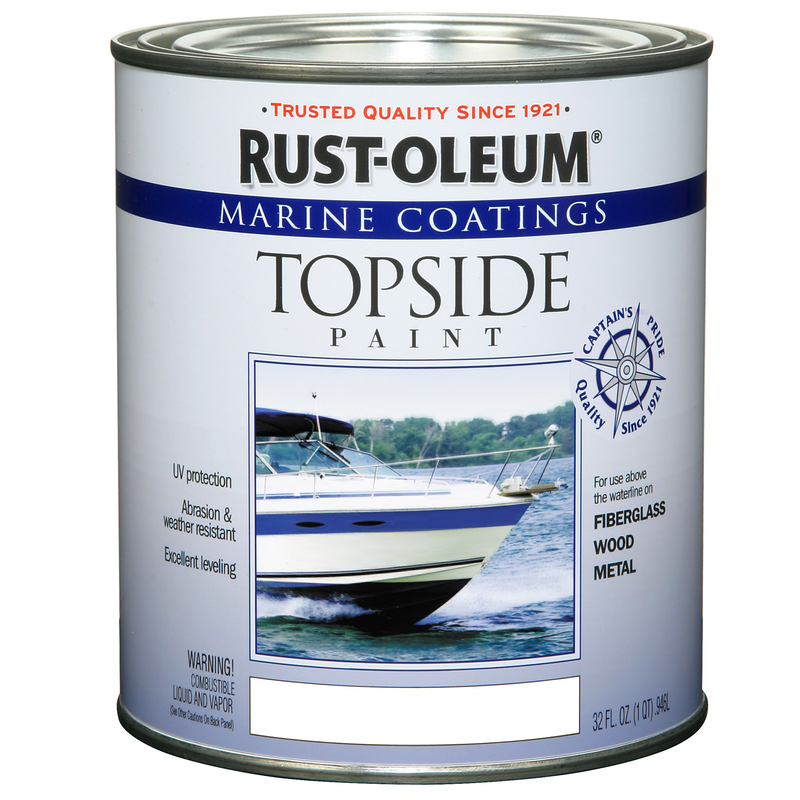 Rust-Oleum Marine Coatings Topside Paint - Durable and protective paint for boat topsides, ensuring long-lasting gloss and color retention.
