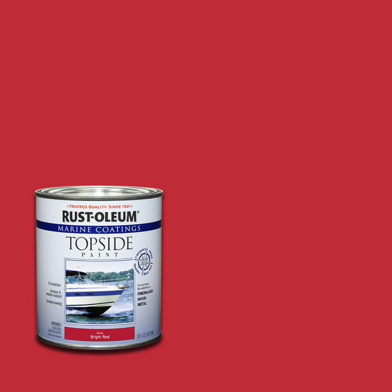 Rust-Oleum Marine Coatings Topside Paint - Durable and protective paint for boat topsides, ensuring long-lasting gloss and color retention.