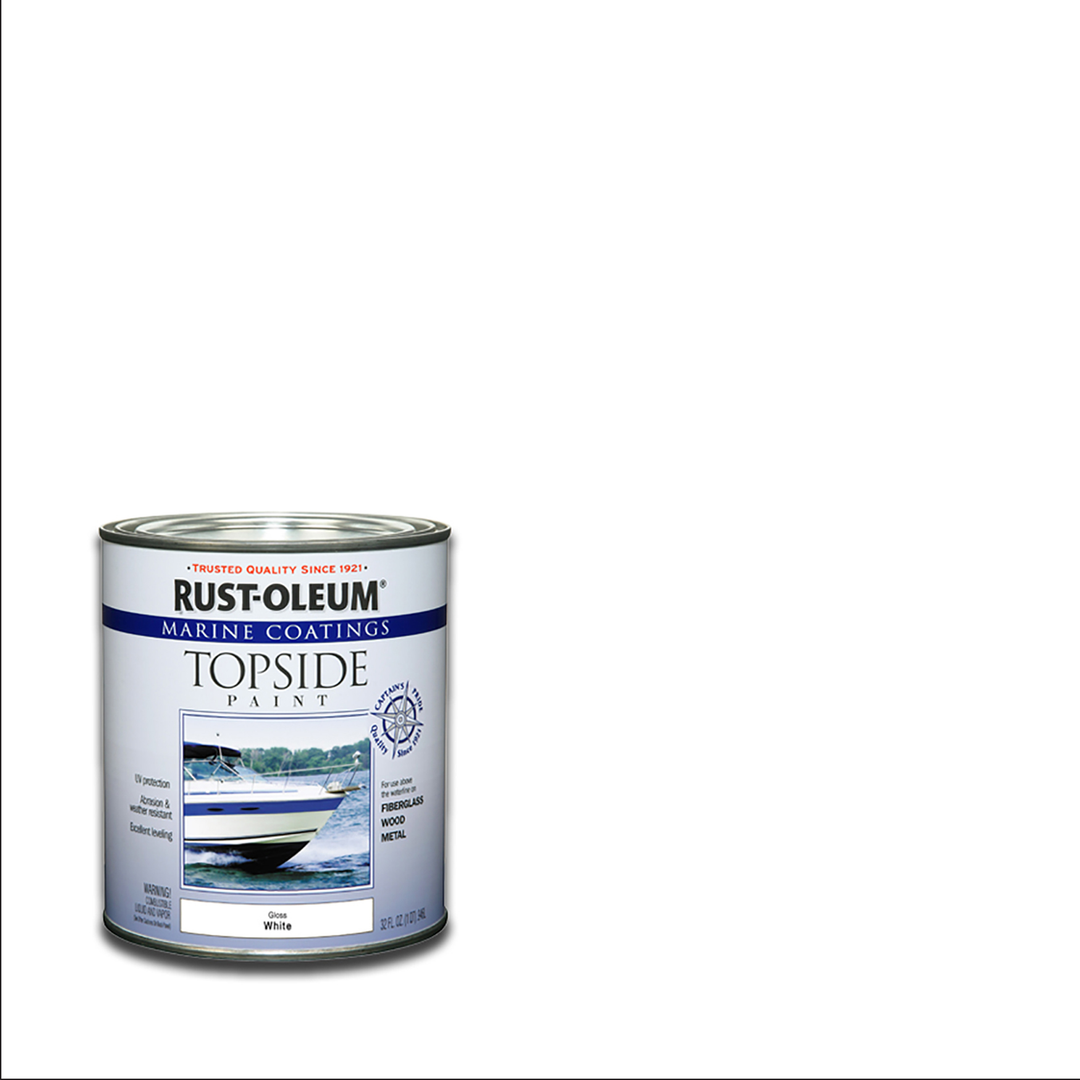 Rust-Oleum Marine Coatings Topside Paint - Durable and protective paint for boat topsides, ensuring long-lasting gloss and color retention.