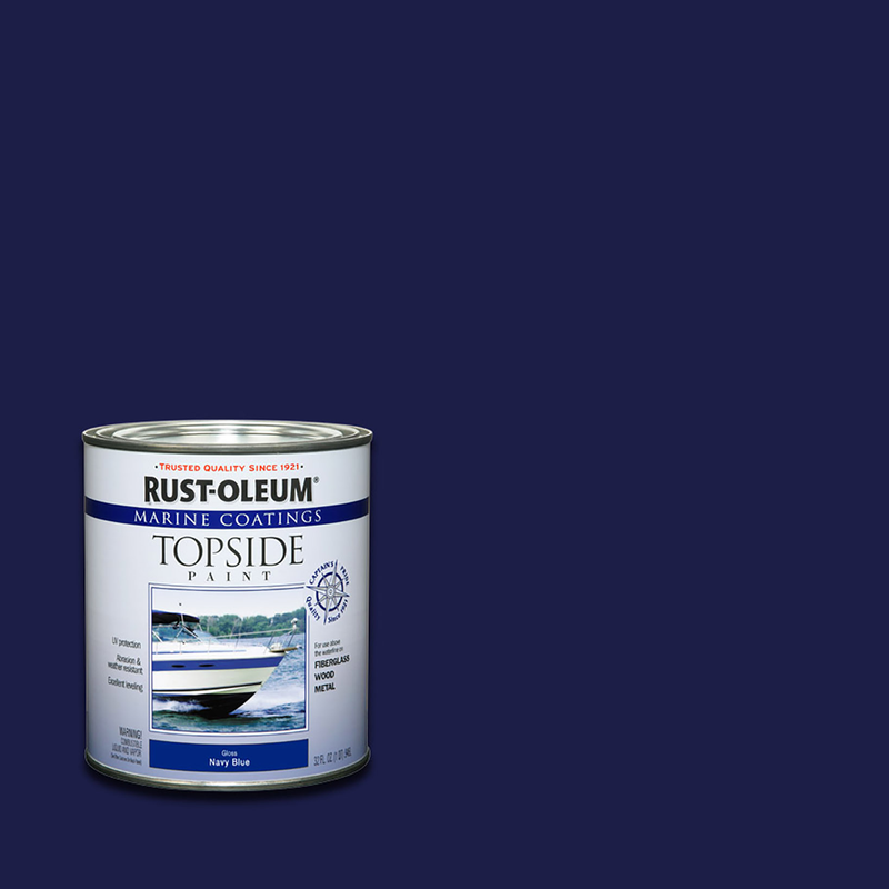 Rust-Oleum Marine Coatings Topside Paint - Durable and protective paint for boat topsides, ensuring long-lasting gloss and color retention.