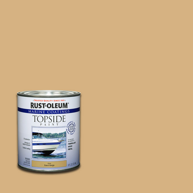 Rust-Oleum Marine Coatings Topside Paint - Durable and protective paint for boat topsides, ensuring long-lasting gloss and color retention.