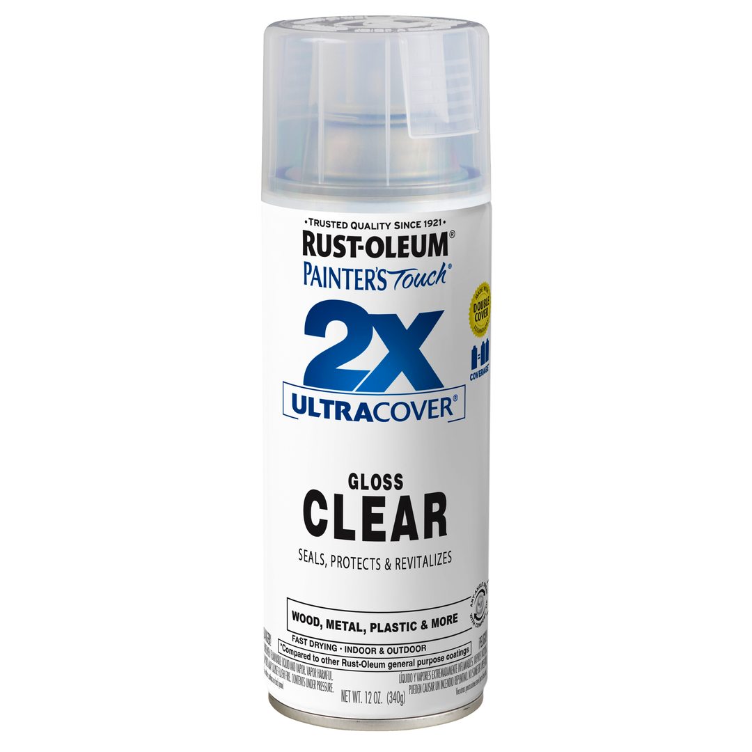 Rust-Oleum Painter's Touch 2X Ultra Cover Clear Spray - 12 oz can